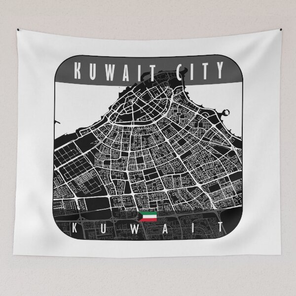 Item preview, KUWAIT CITY MAP KUWAIT designed and sold by hatimelhag.