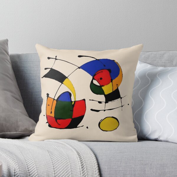 Dans le style de Joan Miro Coussin