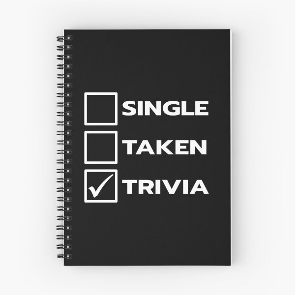 Item preview, Single Taken Trivia designed and sold by teesaurus.