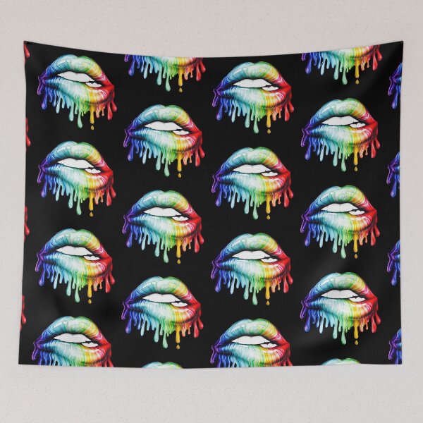 Item preview, Rainbow Drip Mouth designed and sold by Ninja  Designs.