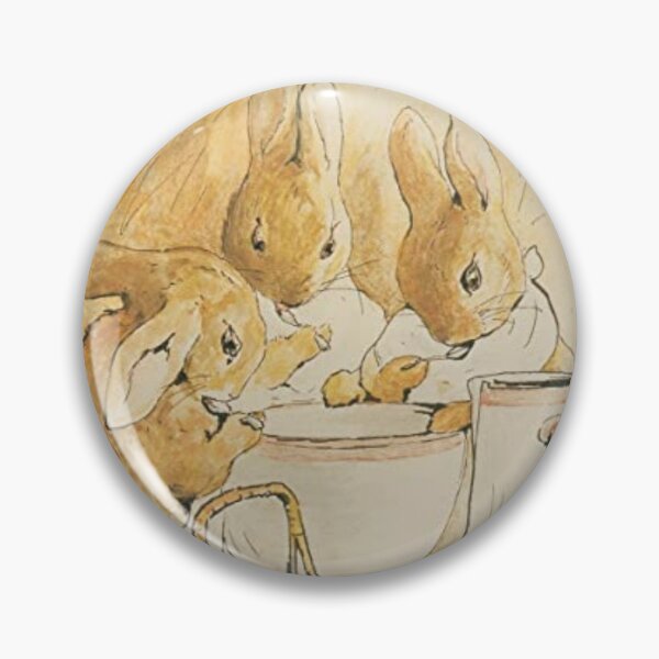 Item preview, Beatrix Potter Flopsy Mopsy and Cotton Tail Illustration  designed and sold by Pinkmagenta.