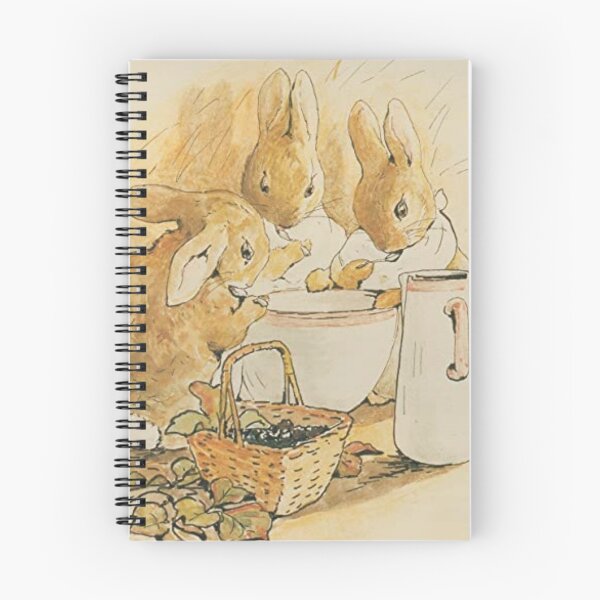 Item preview, Beatrix Potter Flopsy Mopsy and Cotton Tail Illustration  designed and sold by Pinkmagenta.