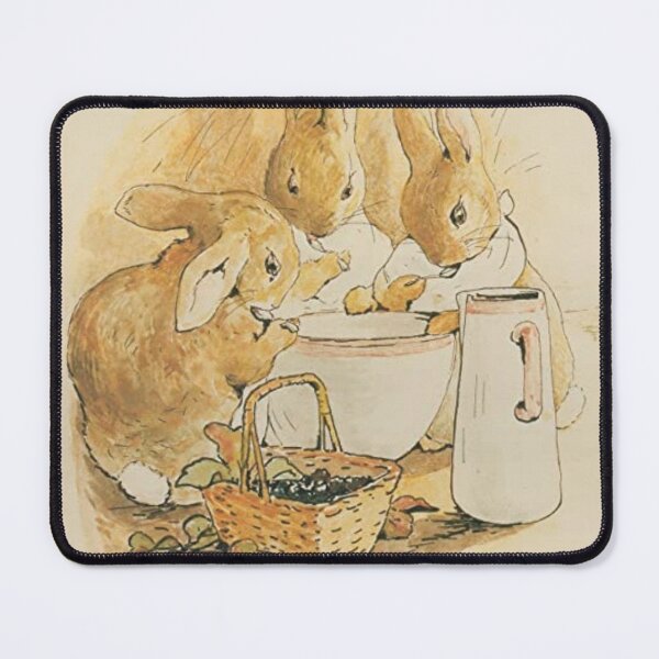 Item preview, Beatrix Potter Flopsy Mopsy and Cotton Tail Illustration  designed and sold by Pinkmagenta.