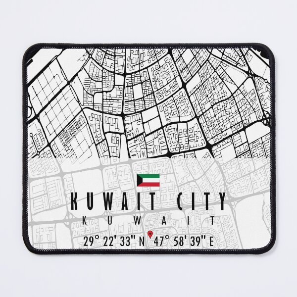 Item preview, KUWAIT CITY MAP KUWAIT designed and sold by hatimelhag.