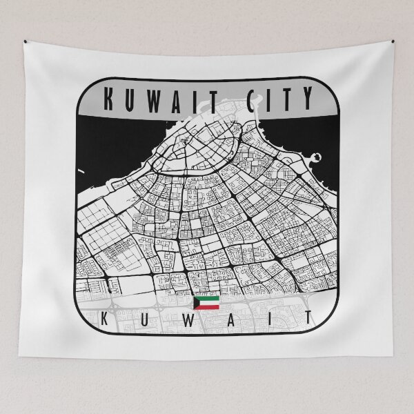 Item preview, KUWAIT CITY MAP KUWAIT designed and sold by hatimelhag.
