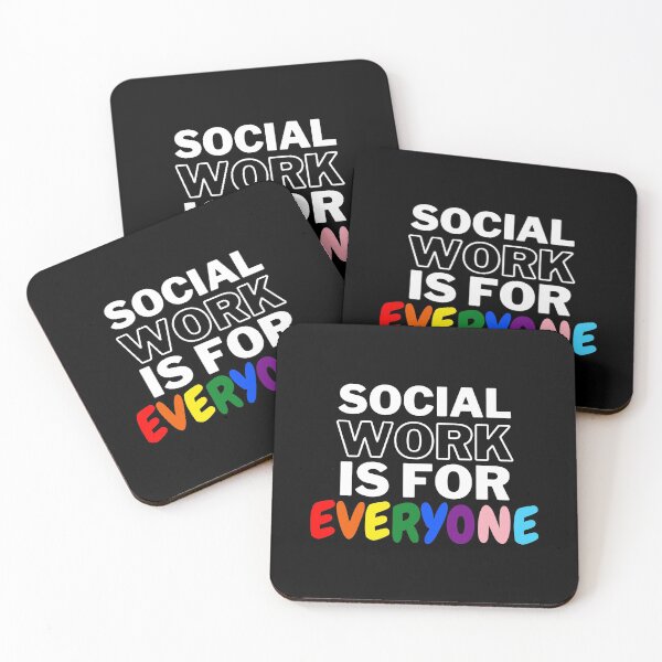 Item preview, Social Work is for Everyone LGBTQIA+ designed and sold by Cardinal Designs.