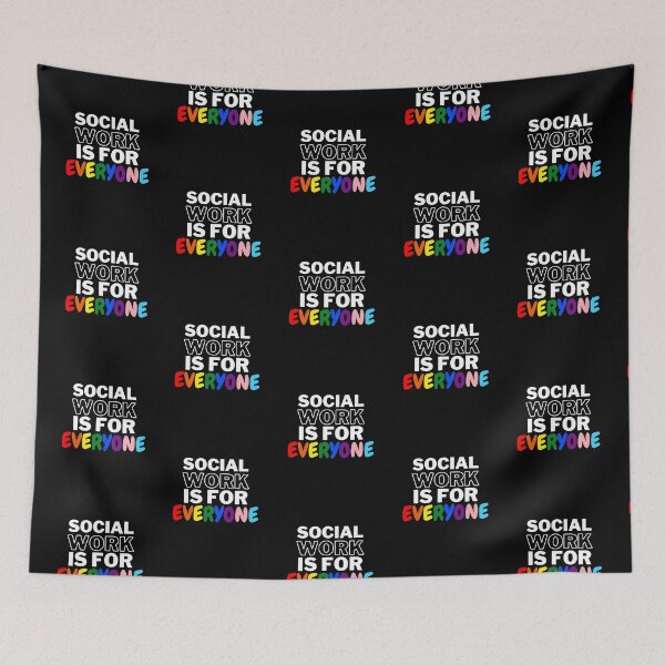 Item preview, Social Work is for Everyone LGBTQIA+ designed and sold by Cardinal Designs.