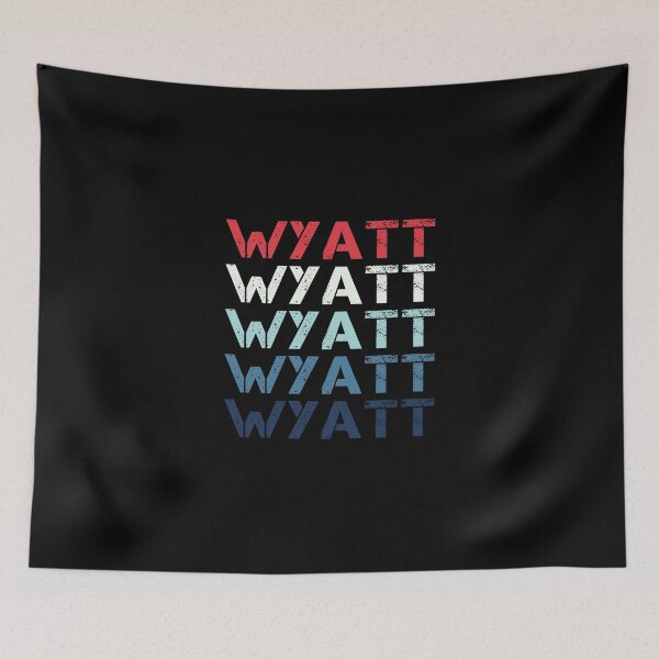 Item preview, Wyatt Name T Shirt - Wyatt Vintage Retro Wyatt Name Gift Item Tee designed and sold by rivenburga.