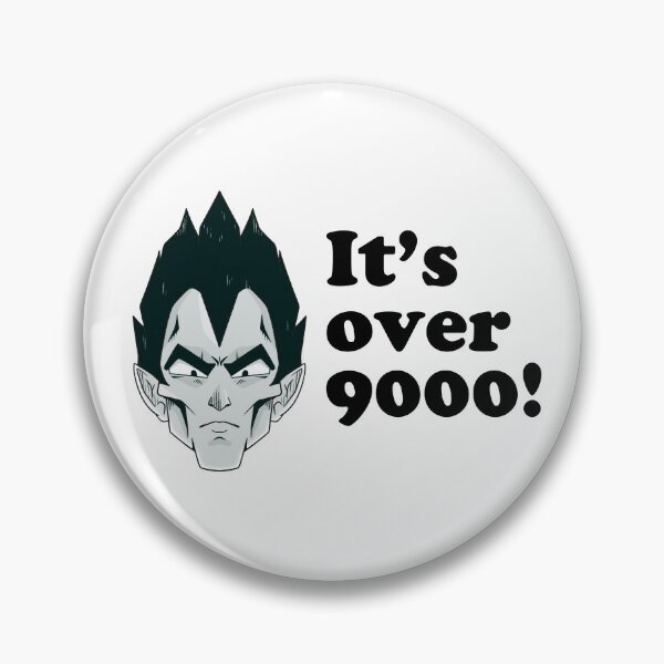 Item preview, It's over 9000! designed and sold by kukulgraphics.