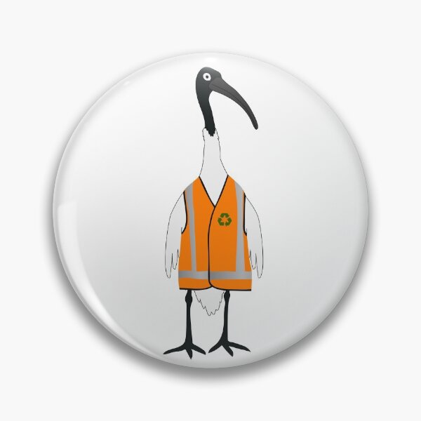 Item preview, Bin Chicken Rubbish Collector on Black designed and sold by Digitaldingo.