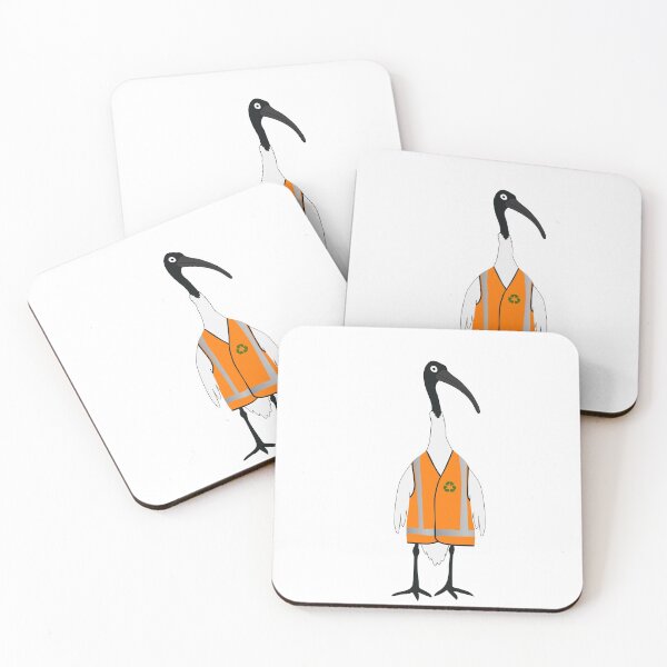 Item preview, Bin Chicken Rubbish Collector on Black designed and sold by Digitaldingo.