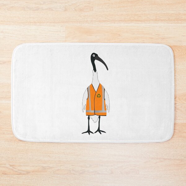 Item preview, Bin Chicken Rubbish Collector on Black designed and sold by Digitaldingo.