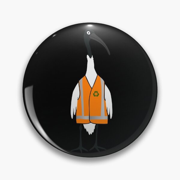 Item preview, Bin Chicken Rubbish Collector on White designed and sold by Digitaldingo.