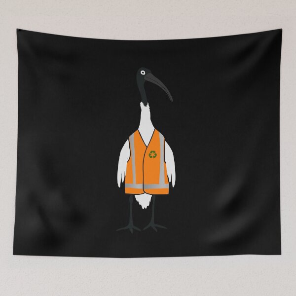 Item preview, Bin Chicken Rubbish Collector on White designed and sold by Digitaldingo.