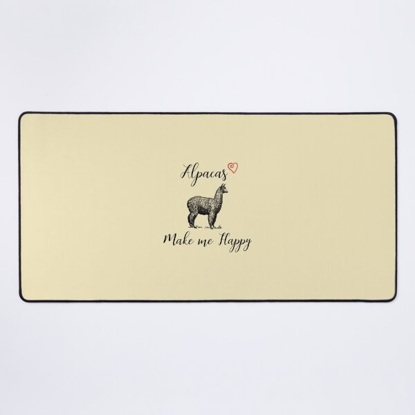 Item preview, Alpacas Make Me Happy - Funny Gifts For Alpaca Lovers designed and sold by Sugar-Magnolia.