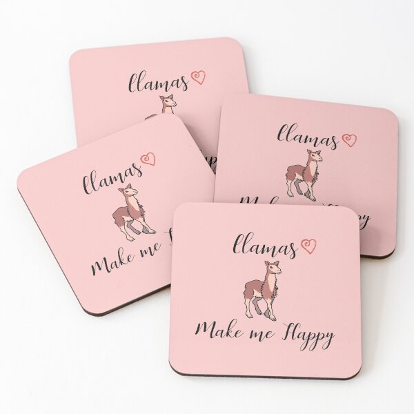 Item preview, Llamas Make Me Happy designed and sold by Sugar-Magnolia.