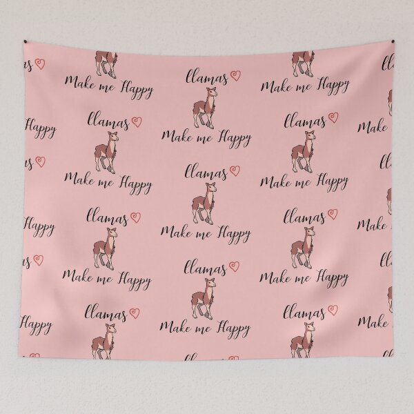 Item preview, Llamas Make Me Happy designed and sold by Sugar-Magnolia.
