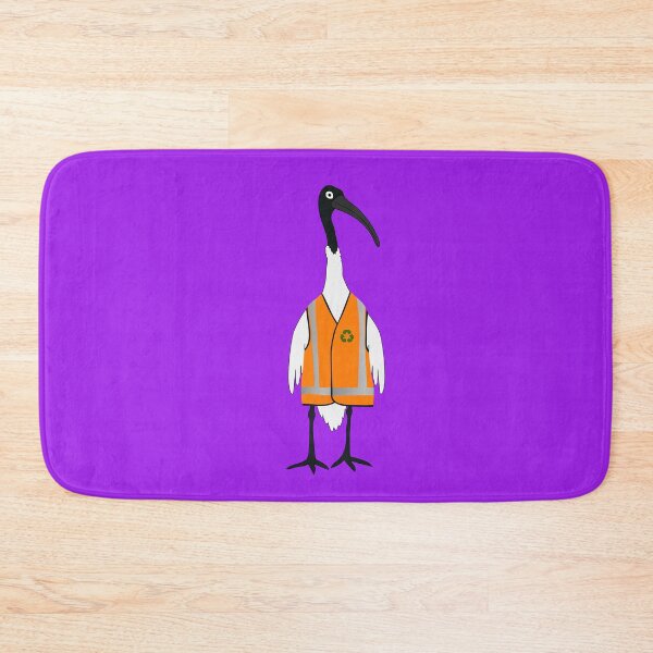 Item preview, Bin Chicken Rubbish Collector on Purple designed and sold by Digitaldingo.