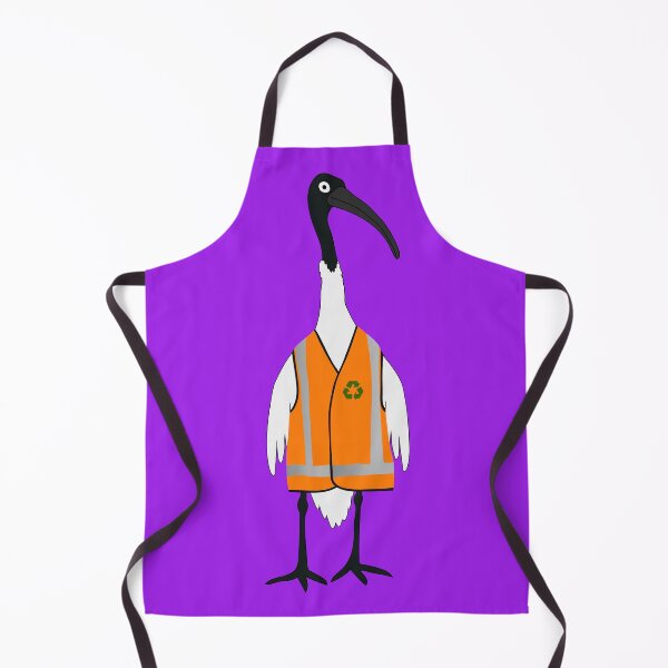 Item preview, Bin Chicken Rubbish Collector on Purple designed and sold by Digitaldingo.