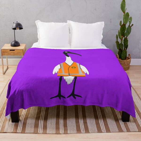 Item preview, Bin Chicken Rubbish Collector on Purple designed and sold by Digitaldingo.