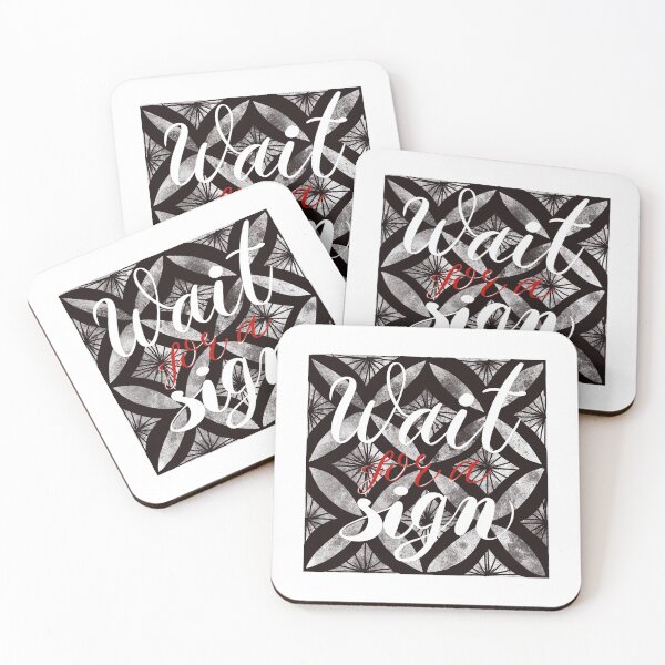Item preview, Motivation board 'Wait for a sign' designed and sold by StudioDante.