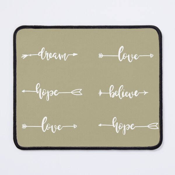 Item preview, Hope, Love, Believe, Dream Arrow Pattern designed and sold by LiveAndGlow.
