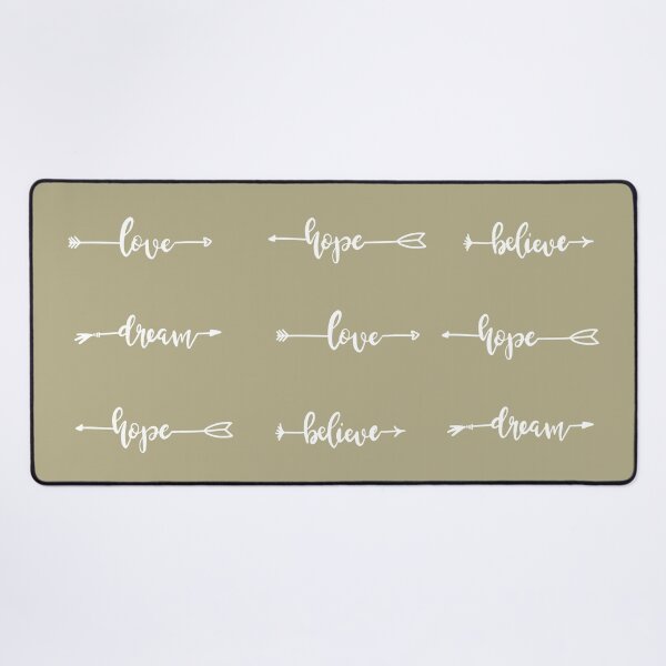 Item preview, Hope, Love, Believe, Dream Arrow Pattern designed and sold by LiveAndGlow.