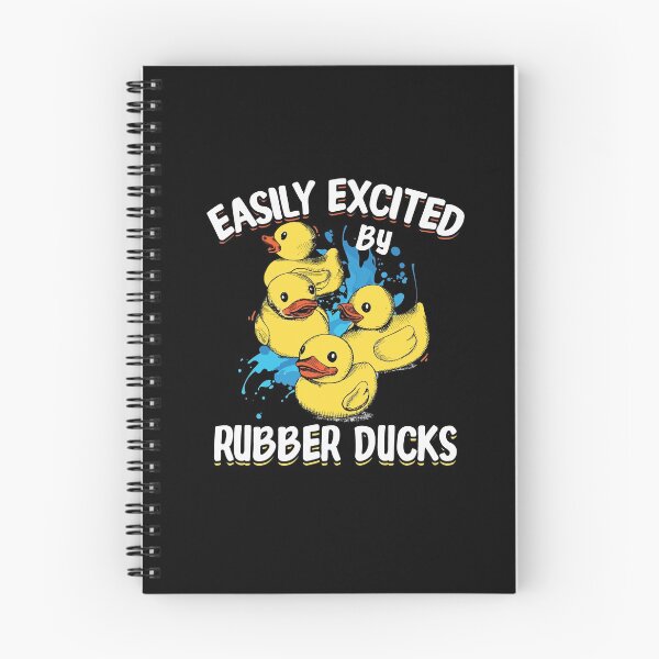 Item preview, Easily Excited By Rubber Ducks Funny Duckie Bath designed and sold by Dressed For  Duty.