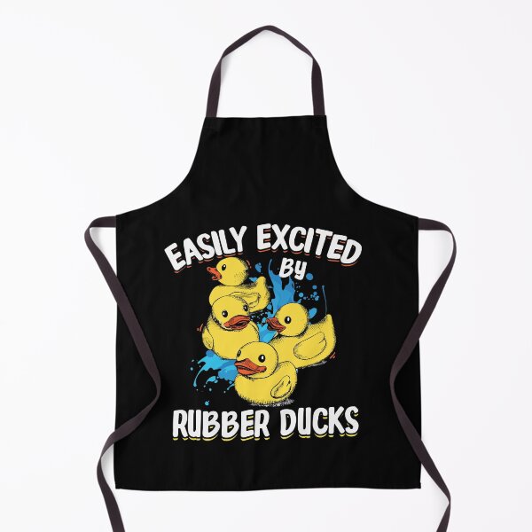 Item preview, Easily Excited By Rubber Ducks Funny Duckie Bath designed and sold by Dressed For Duty.