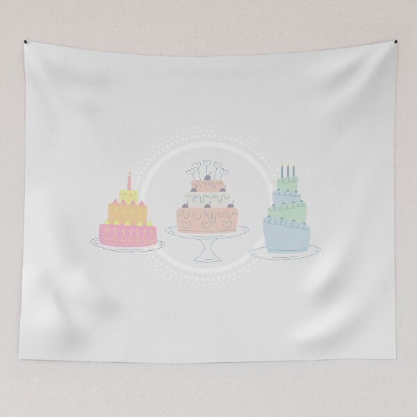 Item preview, Birthday cake. Transparent. designed and sold by sennyko.