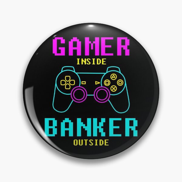 Item preview, Gamer Inside Banker Outside designed and sold by Nicat Noirceur.