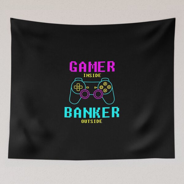 Item preview, Gamer Inside Banker Outside designed and sold by Nicat Noirceur.
