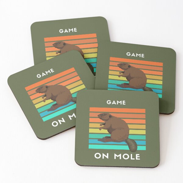 Item preview, Copy of Game On Mole T-Shirts, hoodies, Apparels, Merchandise, T Shirts, Leggings, Skirt, Mask, Caps, Apron, Bags, Mugs designed and sold by ayoubclashirt.