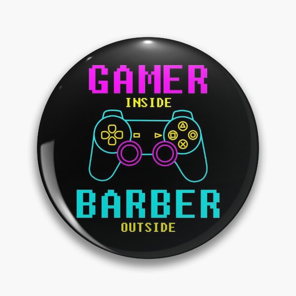 Item preview, Gamer Inside Barber Outside designed and sold by Nicat Noirceur.