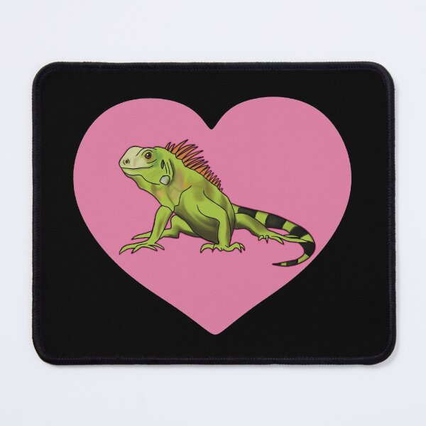 Item preview, Iguana Heart for Iguana Lovers, Pink designed and sold by Mochi-Merch.