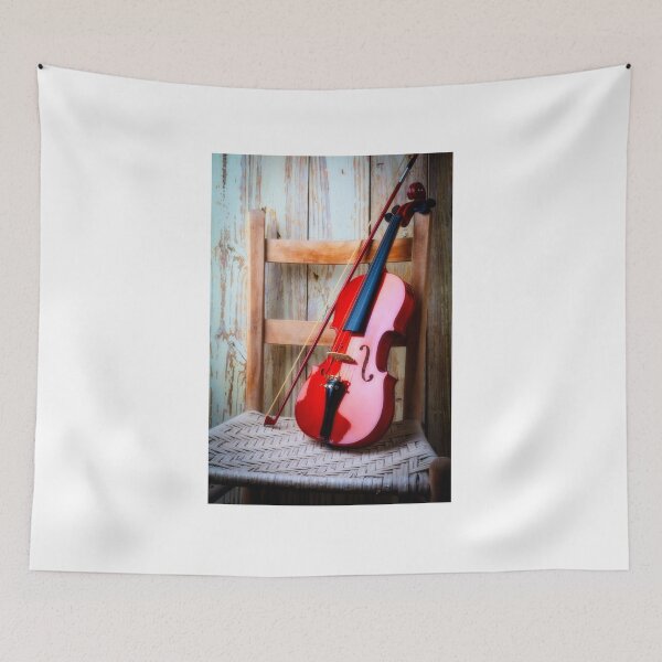 Item preview, Violin On Old Chair designed and sold by Garry Gay.