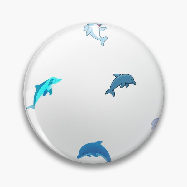 Item preview, Cute Blue Dolphins  designed and sold by silviaol.