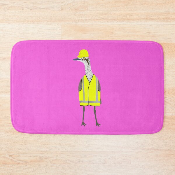 Item preview, Bush Stone-Curlew Tradie on Pink designed and sold by Digitaldingo.