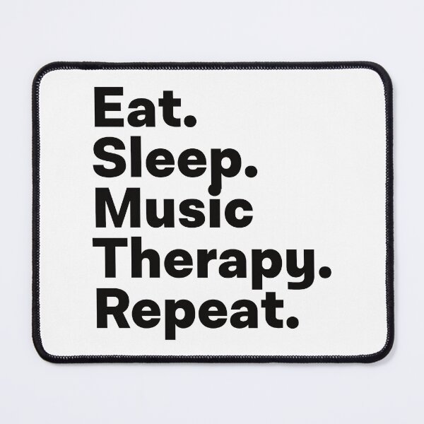 Item preview, Eat Sleep Music Therapy Repeat designed and sold by teesaurus.