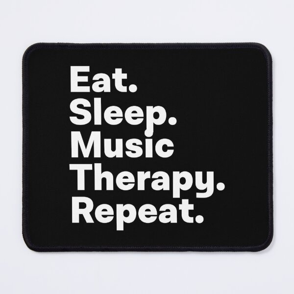 Item preview, Eat Sleep Music Therapy Repeat designed and sold by teesaurus.