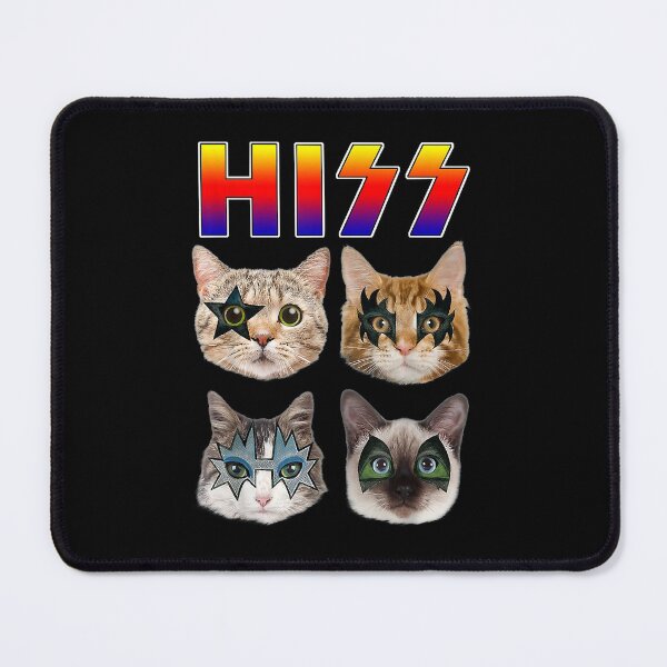 Item preview, H-i-s-s Funny Cats Kittens Rock Rockin Gift designed and sold by RENARDBOURNETT.