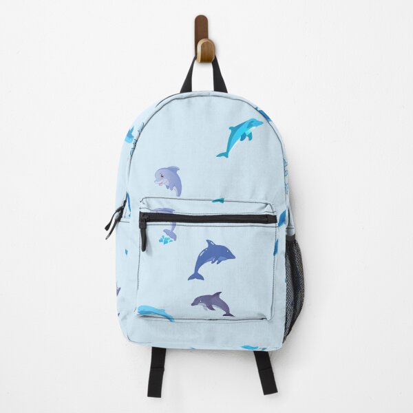 Item preview, Nautical Cute Blue Dolphins designed and sold by silviaol.