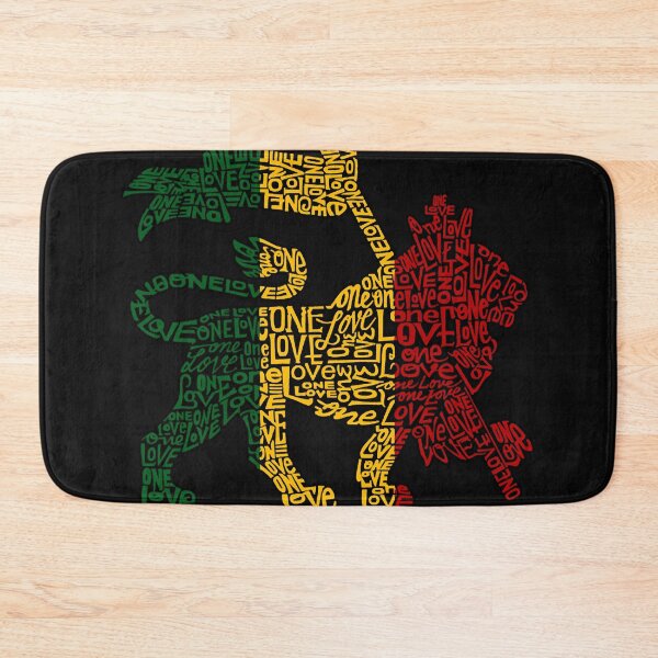 Item preview, Lion Of Judah - Bob Marley Song One Love Typografy - Rastaman Reggae Classic designed and sold by AmstutzNancy.