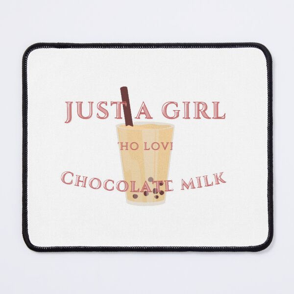 Item preview, just a girl who loves chocolate milk - simple design designed and sold by Kinkalow.
