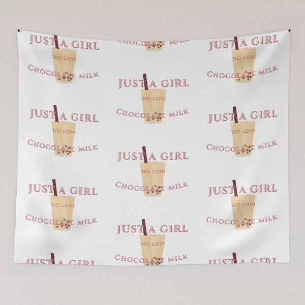 Item preview, just a girl who loves chocolate milk - simple design designed and sold by Kinkalow.