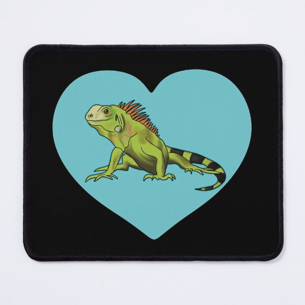 Item preview, Iguana Heart for Iguana Lovers, Blue designed and sold by Mochi-Merch.