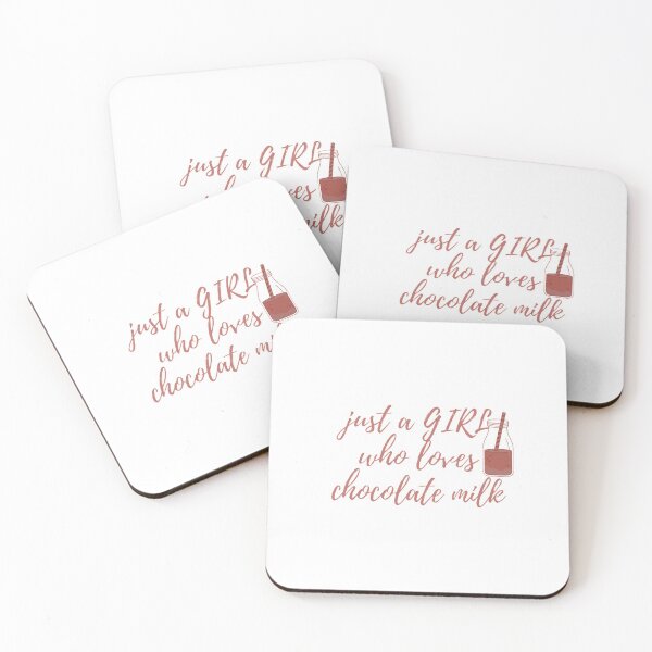 Item preview, just a girl who loves chocolate milk - word design  designed and sold by Kinkalow.