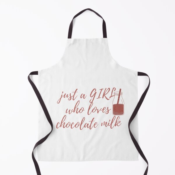Item preview, just a girl who loves chocolate milk - word design designed and sold by Kinkalow.