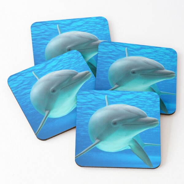Artikelvorschau, Aquatischer glücklicher blauer Delphin im Ozean entworfen und verkauft von silviaol.