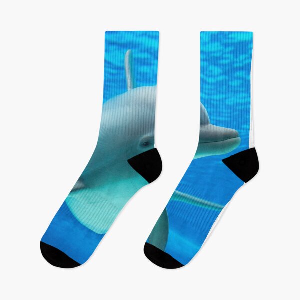 Item preview, Aquatic Happy Blue Dolphin in the Ocean designed and sold by silviaol.